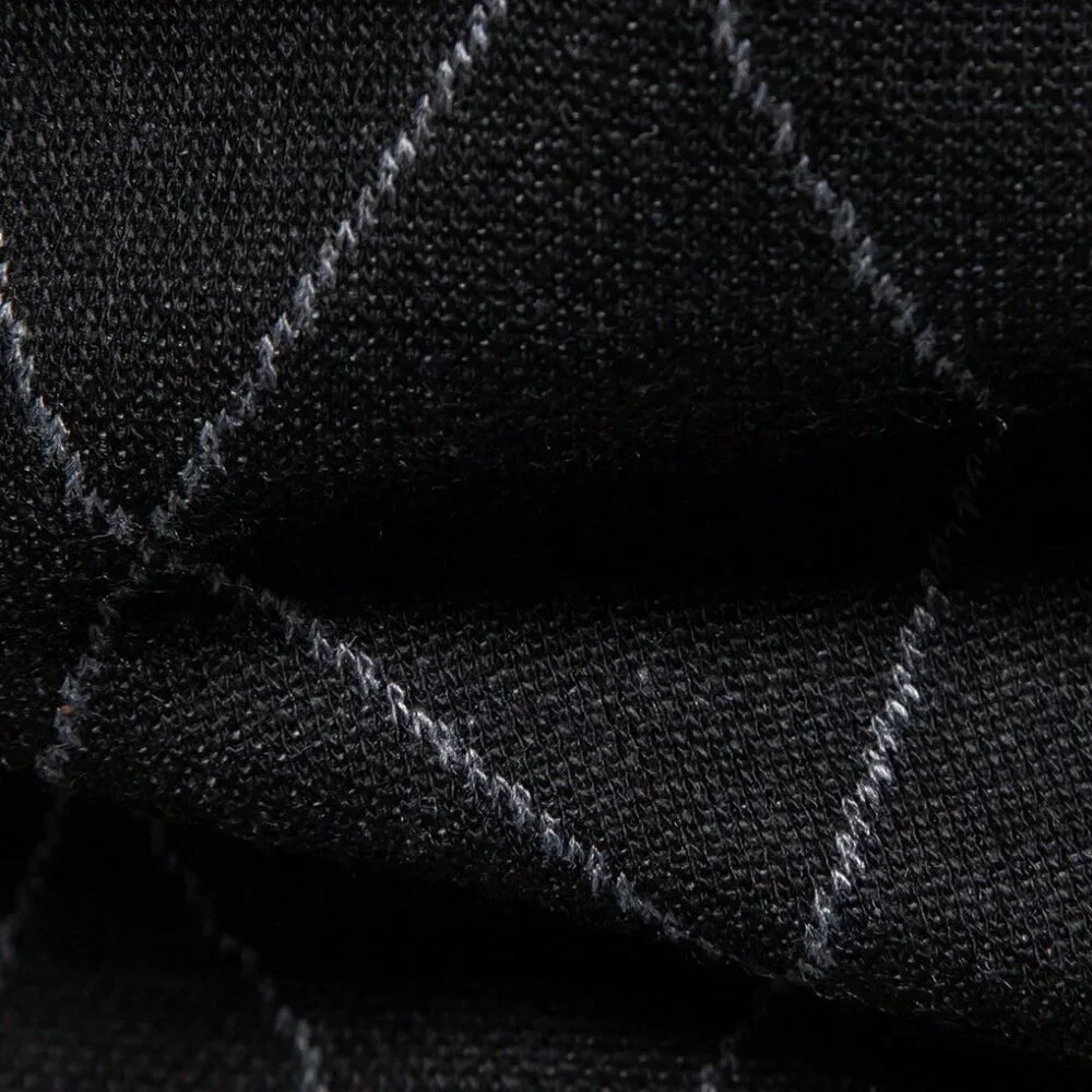 Black Modern Casual Men's Lightweight Half-Zip Sweater